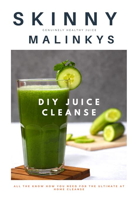 Start your juice cleanse in the morning by drinking the vanilla almond milk right after you wake up. DIY Juice Cleanse - Skinny Malinkys genuinely healthy ...