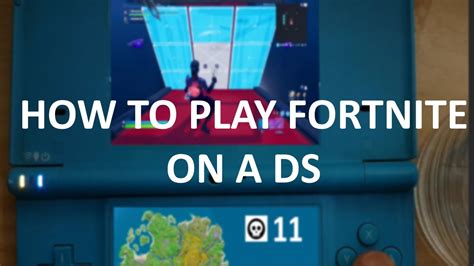 This Is How To Play Fortnite On A Ds Youtube