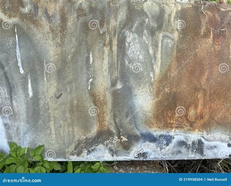 Worn And Rusted Metal Plate Stock Photo Image Of Plate Metal 219938504