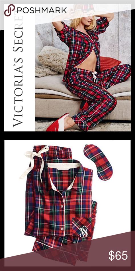 Victorias Secret The Dreamer Flannel Pajamas Set Nwt Flannel Pajama