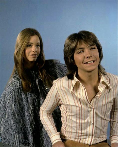 Susan Dey And David Cassidy As Laurie And Keith Partridge Filming An