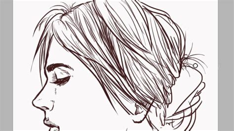Female Face Profile Drawing At GetDrawings Free Download