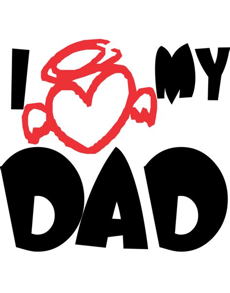Father Clipart Love You Dad Father Love You Dad Transparent Free For