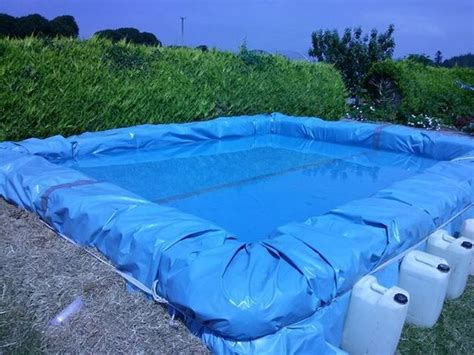 Three Irish Lads Build Their Own Swimming Pool From Bales Of Hay Diy