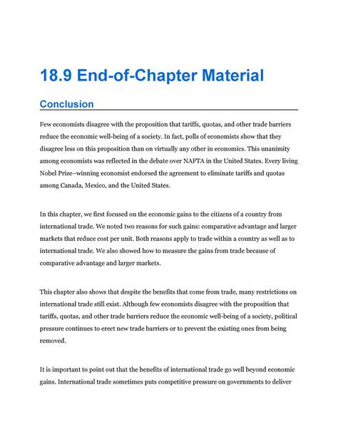 Chapter 189 Lecture Notes 18 End Of Chapter Material Conclusion Few