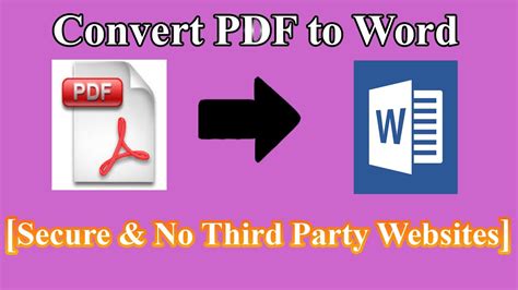Zamzar Pdf To Word How To Convert Pdf To Word Document Offline