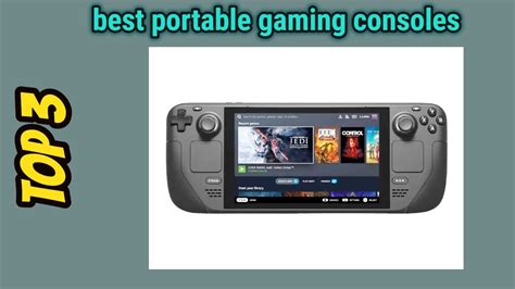 3 Best Portable Gaming Consoles 2023 Youtube