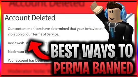 Roblox Banned Crazy Ways To Get Perma Banned Off Of Roblox Youtube