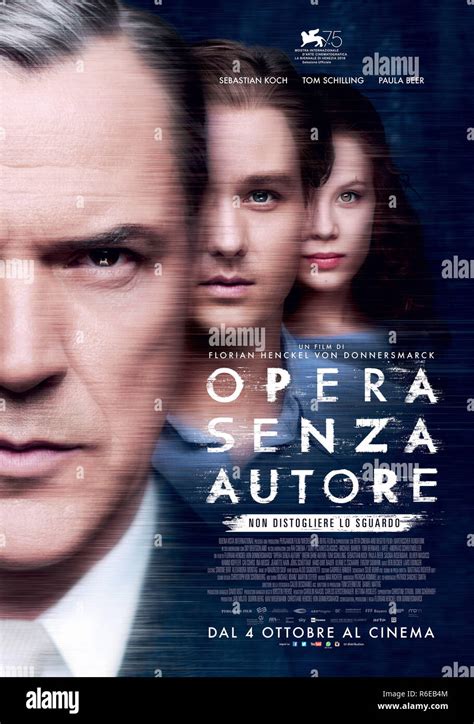 Never Look Away Aka Werk Ohne Autor Italian Poster Left To Right Sebastian Koch Tom