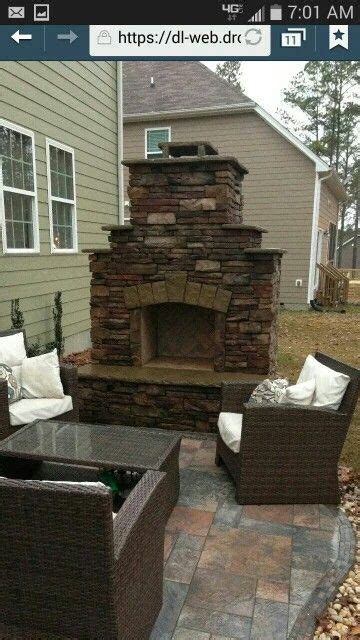How About This Beautiful Diy Outdoor Fireplace Built By A Homeowner
