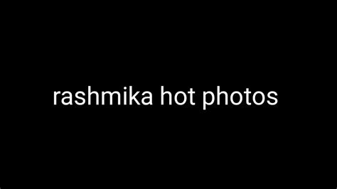 Rashmika Mandanna Hot Boobs Youtube