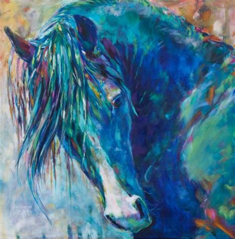 Bluehorse Shannon Ford Horse Painting Horse Art Horses