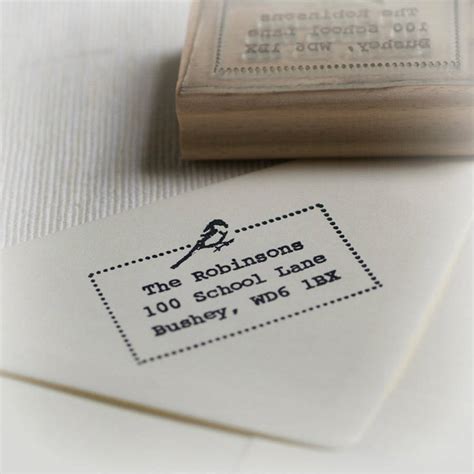 Address Rubber Stamp By Beautiful Day