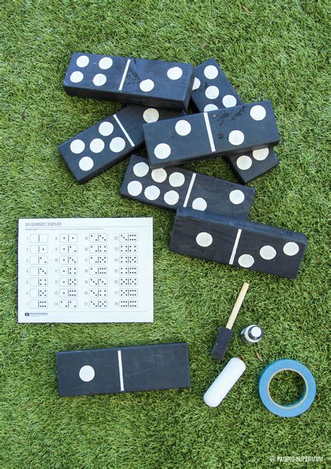 Free Printable Diy Dominoes Template Paging Supermom Shop Justice