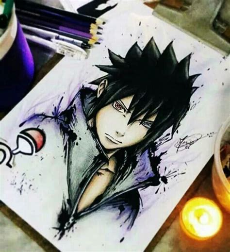 ~uchiha Sasuke Anime Drawing Styles Anime Drawings Naruto Drawings