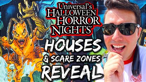 Massive House And Scare Zone Reveal At Halloween Horror Nights 2022 Youtube