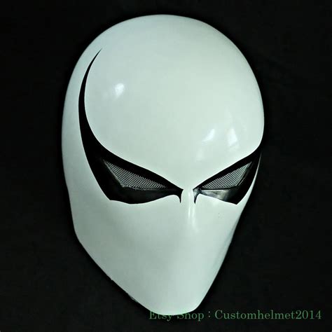White Agent Venom Helmet Cosplay Mask Halloween Costume Movie Etsy