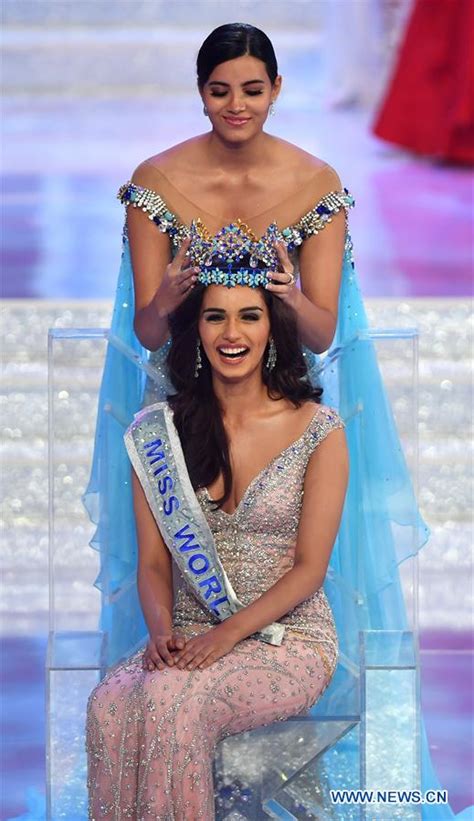 india s manushi chhillar wins miss world 2017 cn