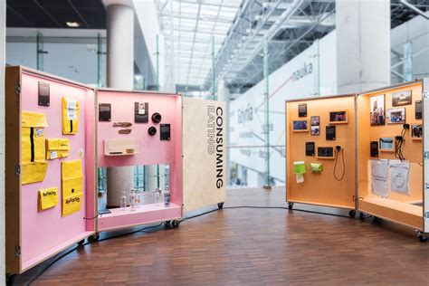 Retail & corporate branding, customised wallpaper & high quality canvas printing, short run lable & stickers on. RECONSIDER DESIGN EXHIBITION - Dizaino savaitė