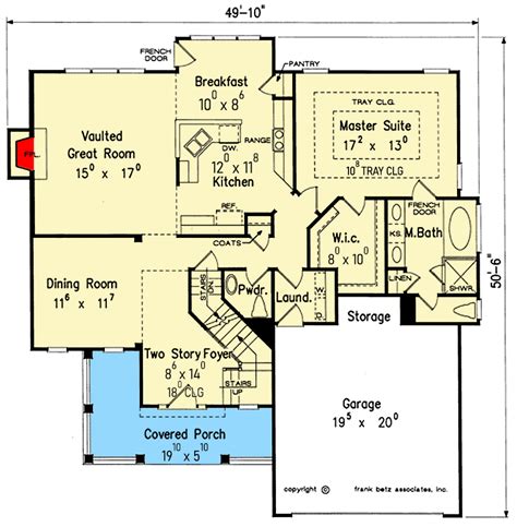 2 Story Traditional House Plan With Bonus Room 710317btz