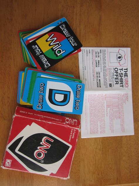 Vintage Uno Card Game 1979