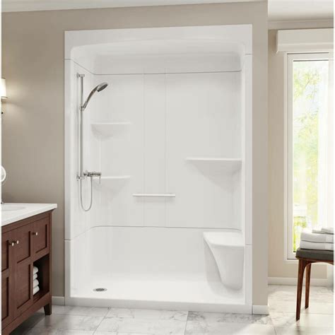 Amazing corner shower stalls shower ideas regarding shower. Maax Inc Camelia 60" W x 88" H Framed Rectangle Shower ...