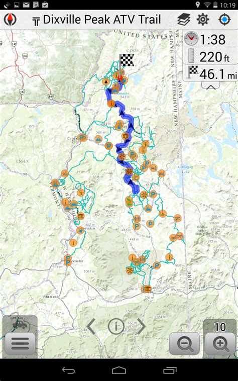 Permalink To Nh Me Routing Atv Trail Map App For Android