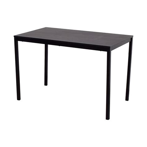 Buy the best and latest ikea round dining table set on banggood.com offer the quality 5 773 руб. 47% OFF - IKEA IKEA Tarendo Black Dining Table / Tables