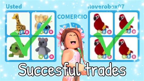 My Trading Proofs Succesful Trades Adopt Me Roblox Youtube