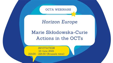 Eu Programmes Webinar Marie Skłodowska Curie Actions Horizon Europe