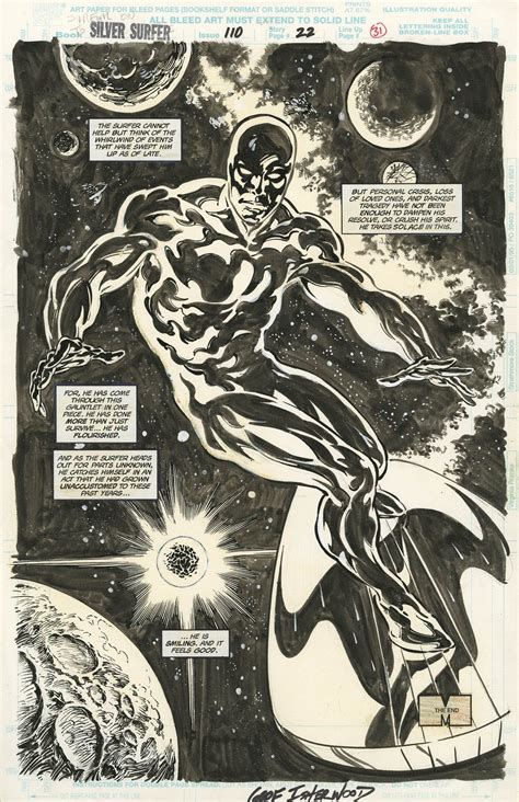Silver Surfer 110 Page 22 Splash By John Buscema Actually Looks Like