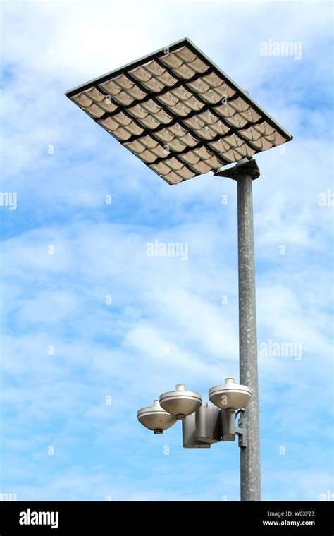 Modern Led Street Light Reflectors In Protective Case Pointed Towards