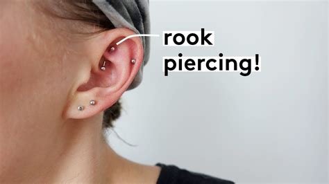 My Rook Piercing Experience Pain Cleaning Healing Youtube