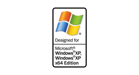 Designed For Microsoft Windows Xp Windows Xp X64 Edition Logo Download