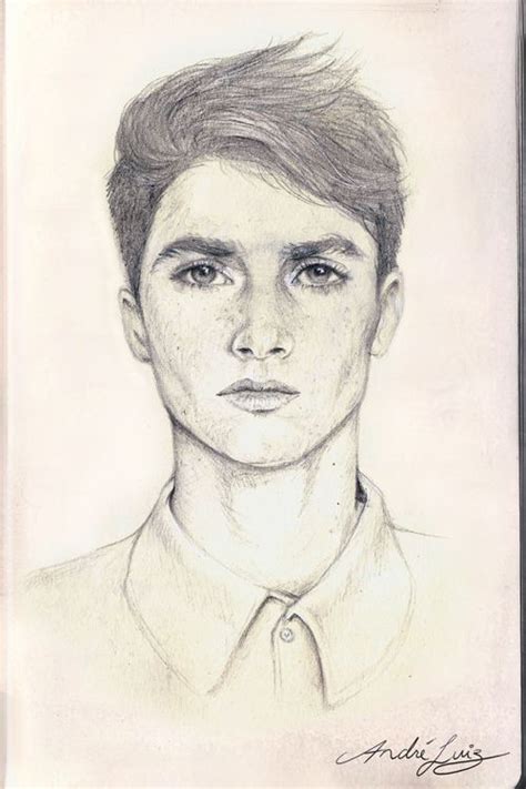 ️ Pencil Portrait Drawing Boy Drawing Portrait Sketches Face Drawing