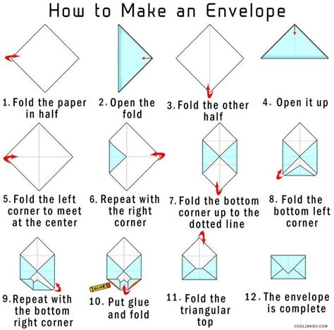 How To Make Your Own Origami Envelope From Paper Cool2bkids How To