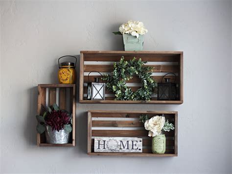 Creating A Wooden Crate Wall For A Unique Home Decor Look Wooden Home