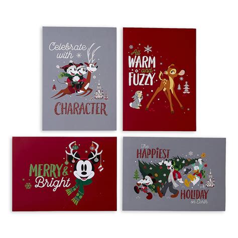 Disney Greeting Cards Holiday Santa Mickey Mouse And Friends