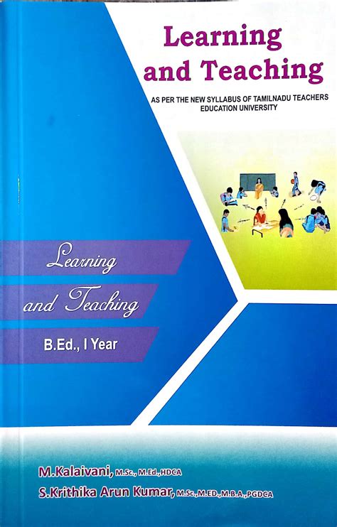 Routemybook Buy Learning And Teaching By M Kalaivani Online At