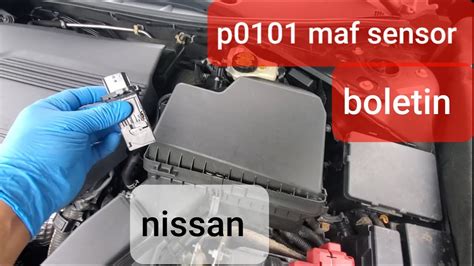 Nissan P0101 Mass Air Flow Sensor Boletin De Servico Tecnico Tsb
