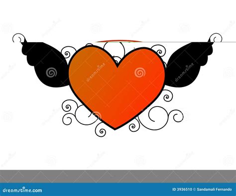 flying bee and the heart shape flight trajectory vector cartoon illustration cartoondealer