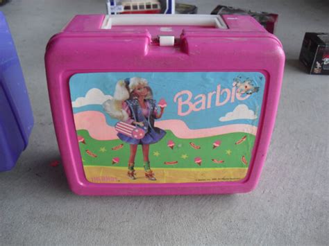 Modern 1990 Plastic Barbie Lunch Box Look Ebay