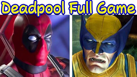 Deadpool Full Game Movie With All Cutscenes Hd Cinematics W Gameplay