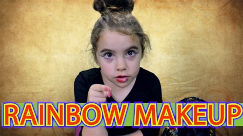 Rainbow Makeup Tutorial Kids Youtube