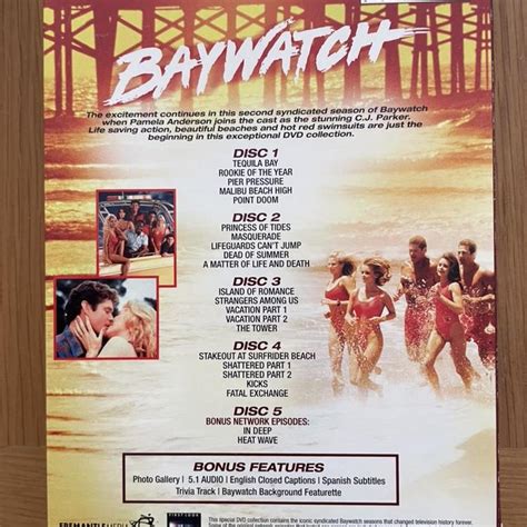 Baywatch Season 2 Dvd Region 1 Like New Watched Depop