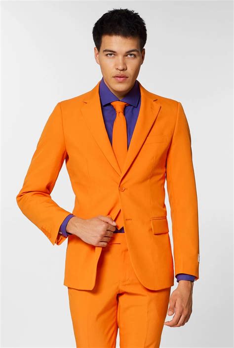 The Orange Orange Suit Neon Suit Opposuits メンズファッション ファッション メンズ
