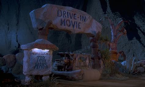 In The Opening Scene Of The Flintstones 1994 Directed By Steven