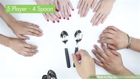 Instead of grabbing the spoons when somebody get a 3 of a kind, we just drop the card on the table. How to Play Spoons (Card Game) (with Rule Sheet) - wikiHow