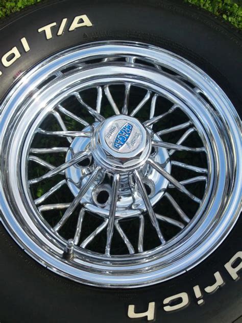 Buy Set Of Chrome Cragar Star Wire Wheels Spokes With Bf Goodrich Tires Crager In Talbott