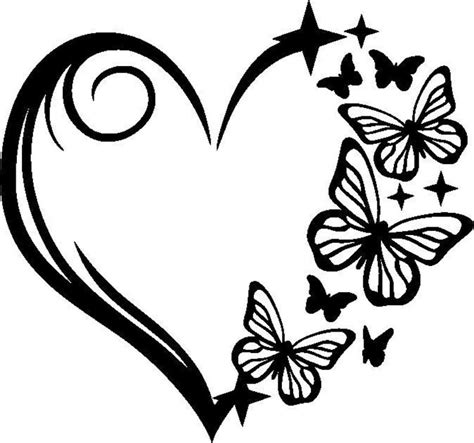 Butterfly Heart Svg Butterfly And Heart Vector Spamton Sticker Etsy